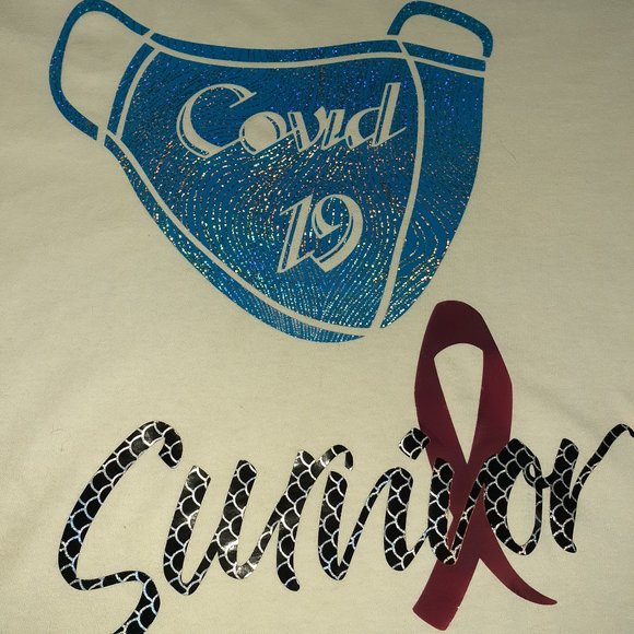 Holographic "I am a Survivor" - Natural Immunity T-shirt - Picture 7 of 7